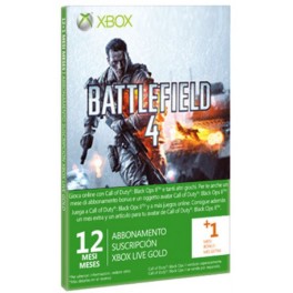 Xbox Live 12+1 Meses Battlefield 4 - X360