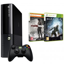 Consola Xbox 360 250GB + Halo 4 + Tomb Raider