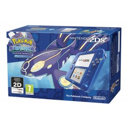 Consola 2DS Azul Transparente + Pokemon Alfa Zafir