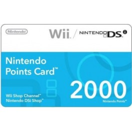 WII POINTS CARD