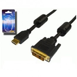 Cable Ardistel HDMI a DVI 1,85 Mts Gold