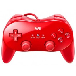 Mando Clasico Pro Rojo - Wii
