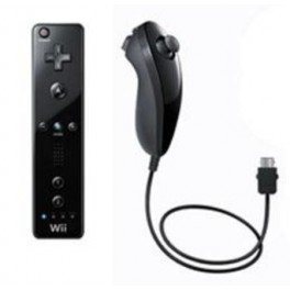 Pack Remote + Nunchaku Negro - Wii