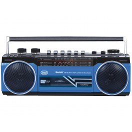 Radio Cassette Grabador TREVI RR 501 Bluetooth Azu